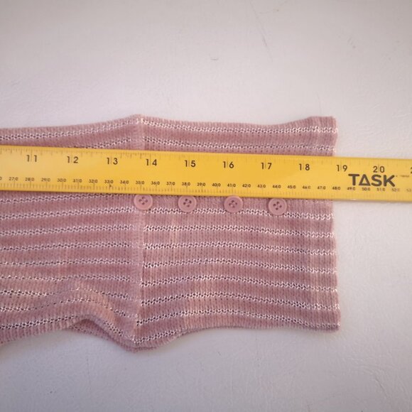 Kleio Ladies Size Medium Dusty Rose 3/4 Length Sleeve Boatneck Sweater - Picture 8 of 9